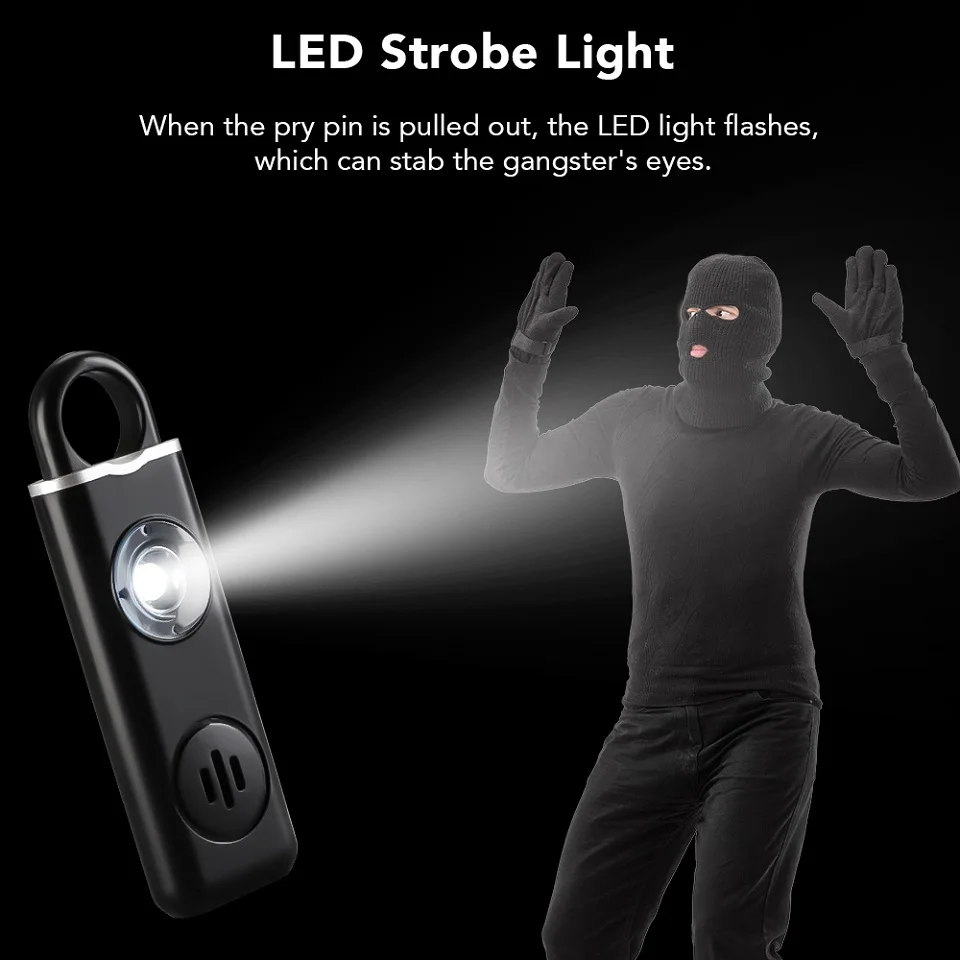 130dB Self Defense Alarm Carry - Personal Alarm Keychain review and price