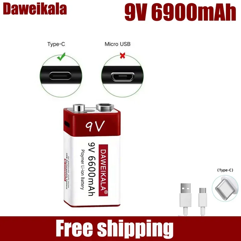 New 9V 6900mah Rechargeable Ba - Co Detector Plug review and price